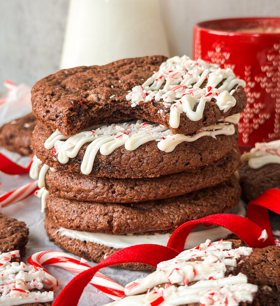 Sourdough Hot Chocolate Peppermint Cookies