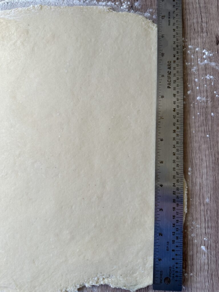 Side edges should be 10 in