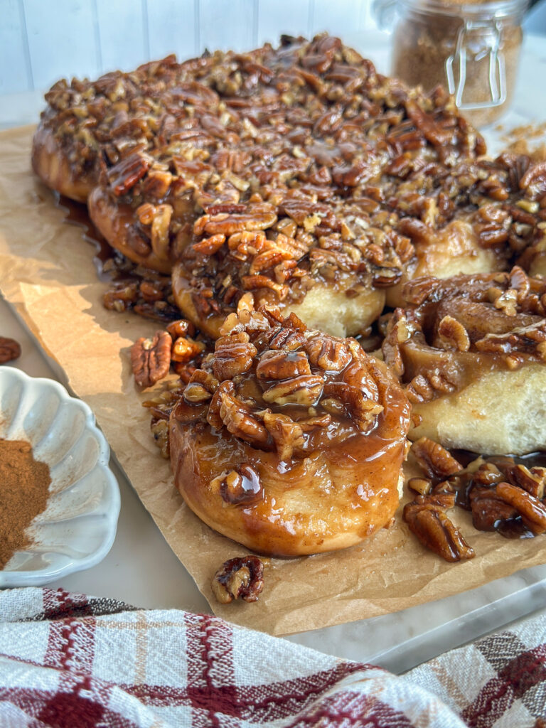 Sourdough Maple Pecan Sticky Buns