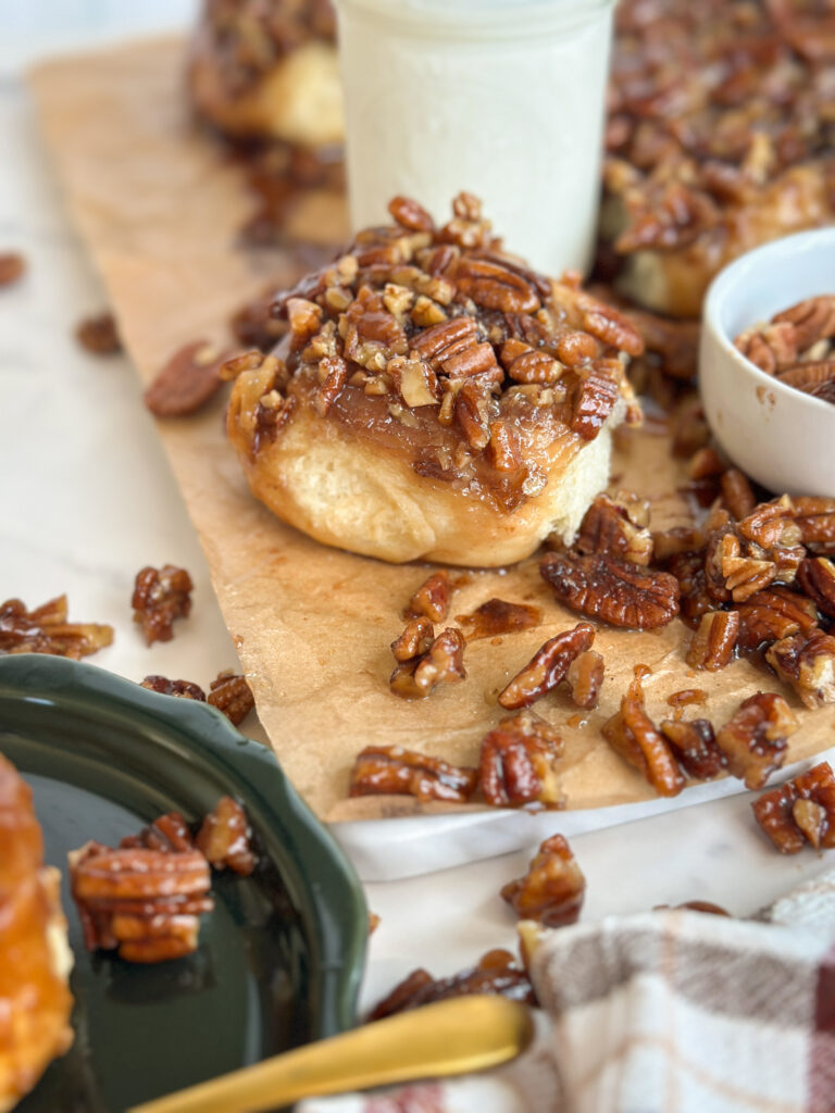 Sourdough Maple Pecan Sticky Buns