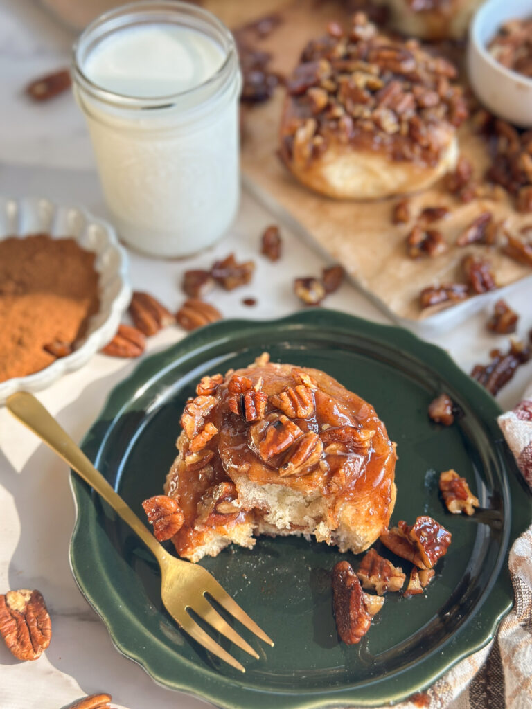 Sourdough Maple Pecan Sticky Buns