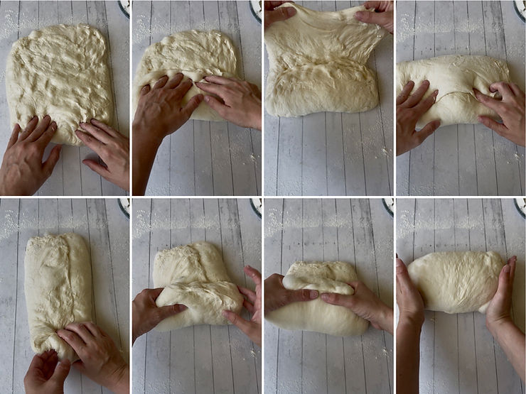 how to shape sandwich loaf