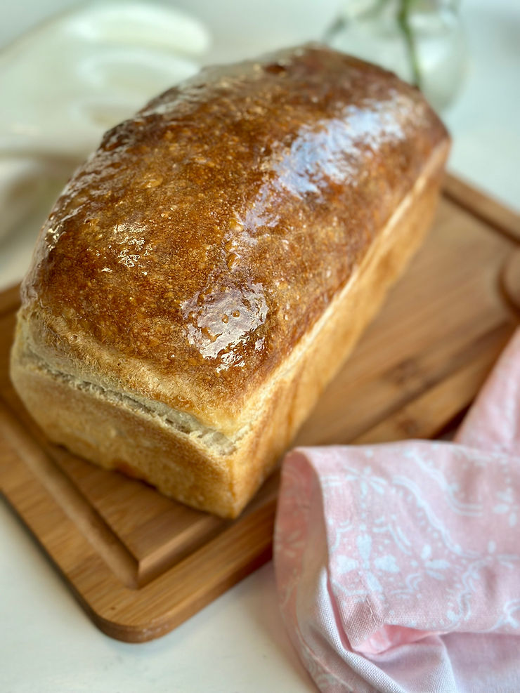 Beginner Artisan Sourdough Sandwich Loaf