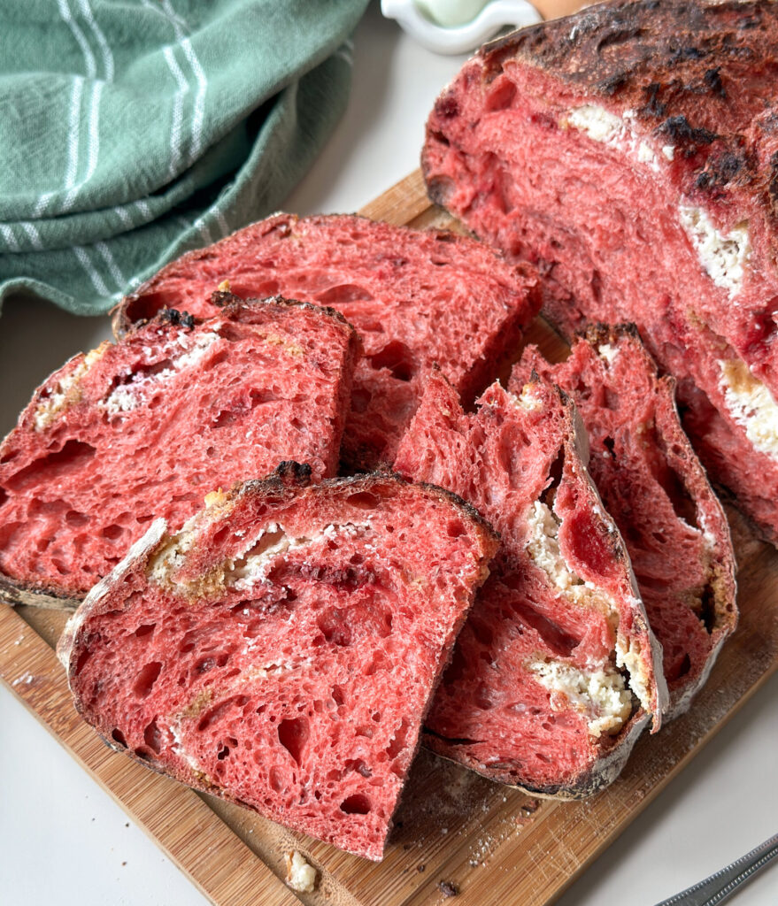 Sourdough Raspberry Cheesecake Bread