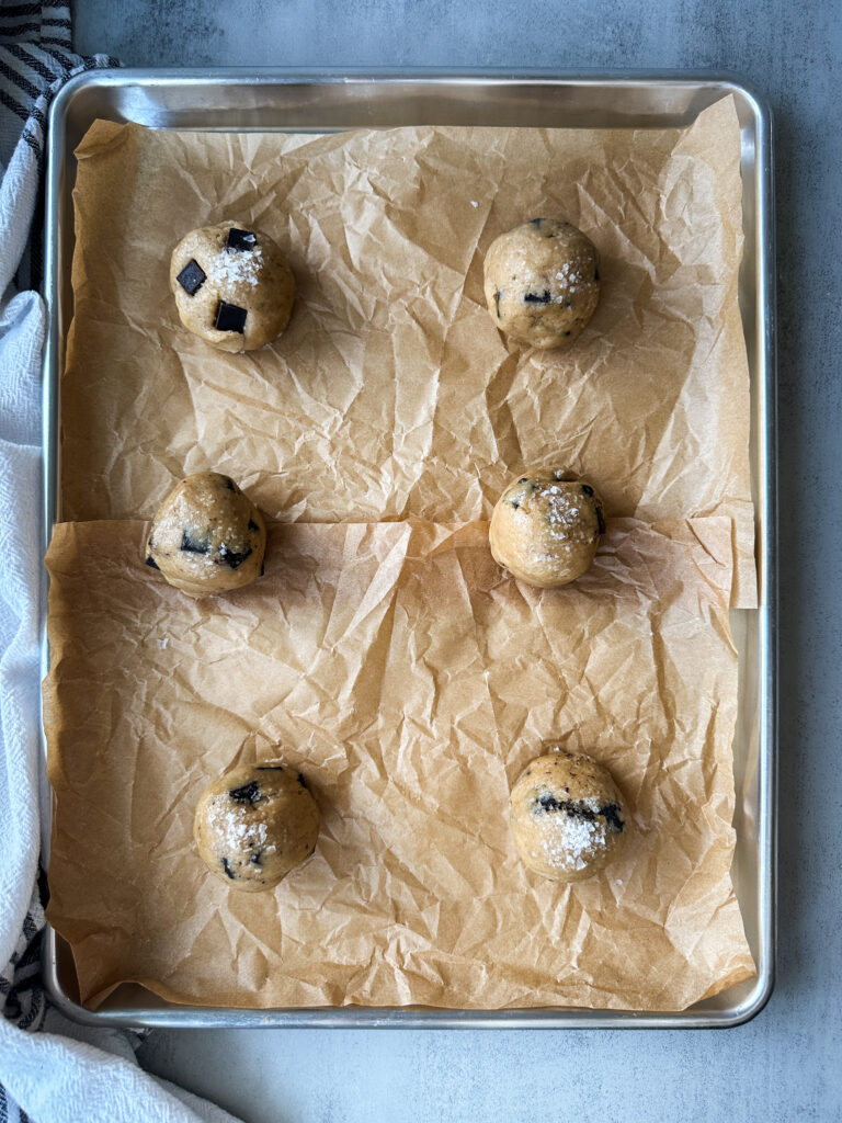 Cookies ready to be baked