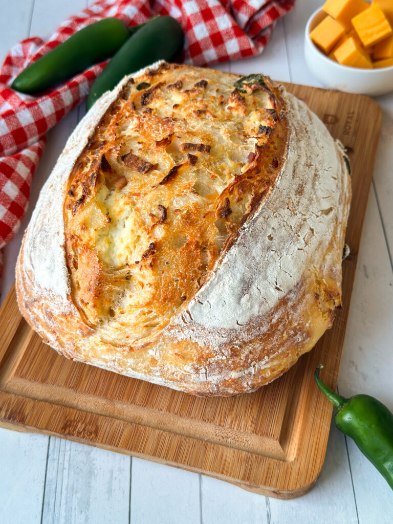 Sourdough Jalapeño Popper Bread