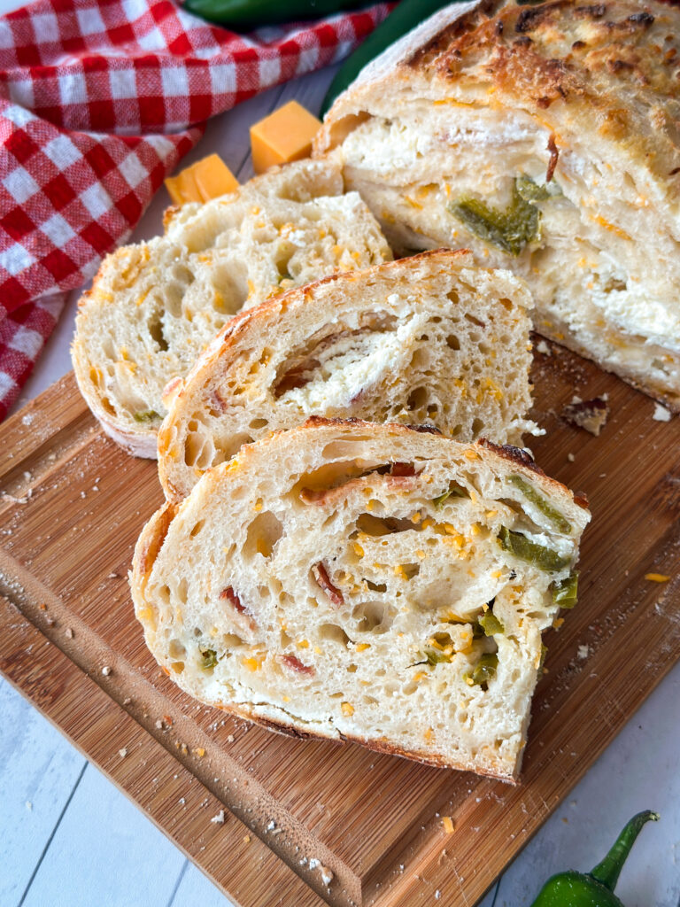 Sourdough Jalapeño Popper Bread
