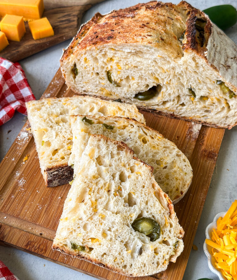 Jalapeño Cheddar Sourdough Bread