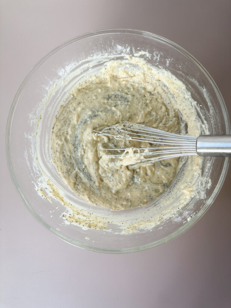 Mix in dry ingredients