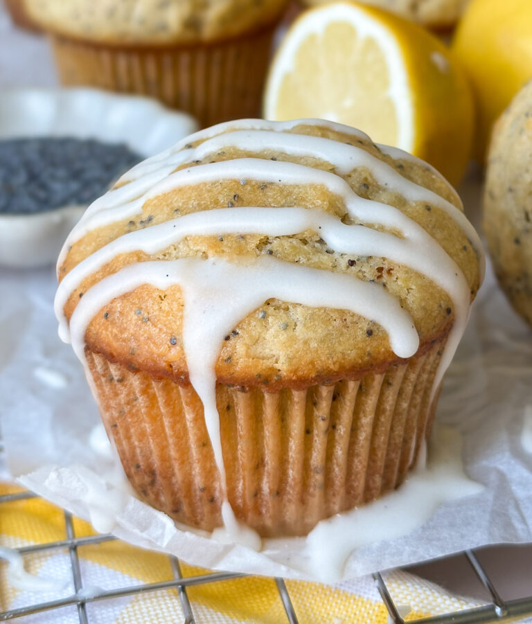 Sourdough Lemon Poppyseed Muffins
