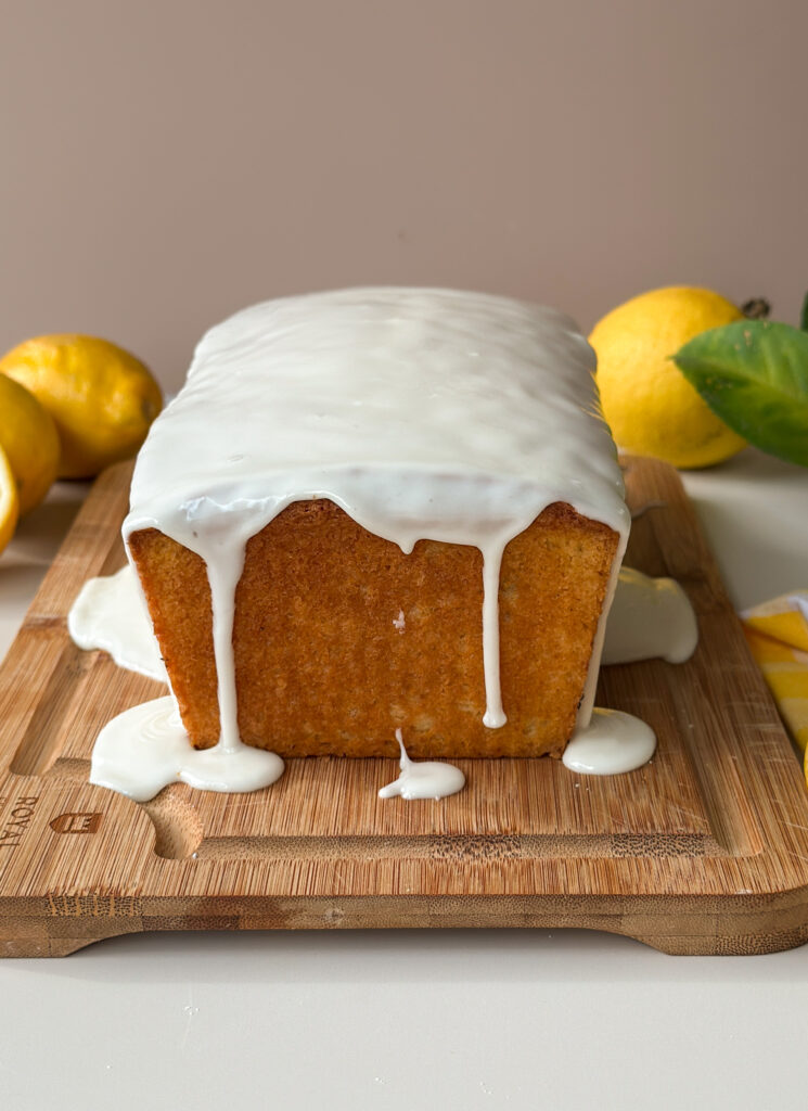 Pour and spread over the cooled loaf