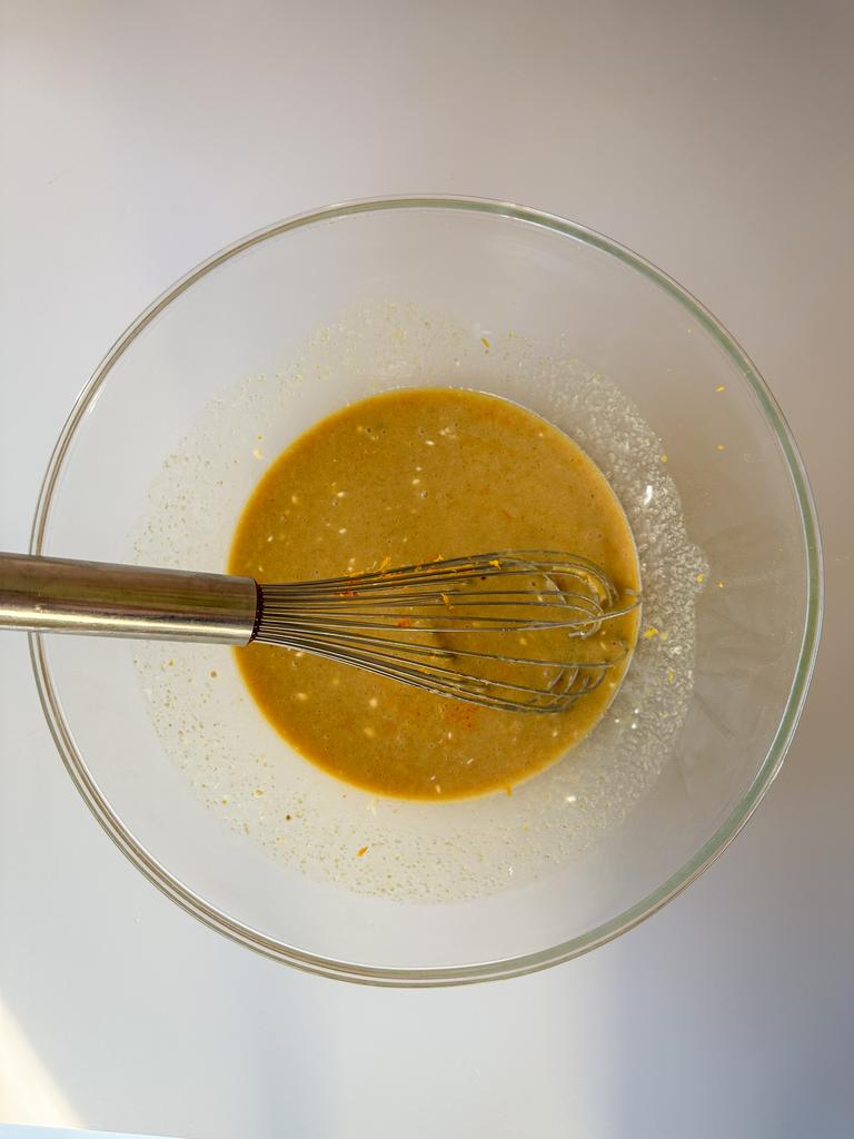 Whisk wet ingredients together