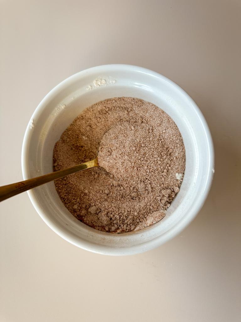 Mix the cinnamon sugar ripple 