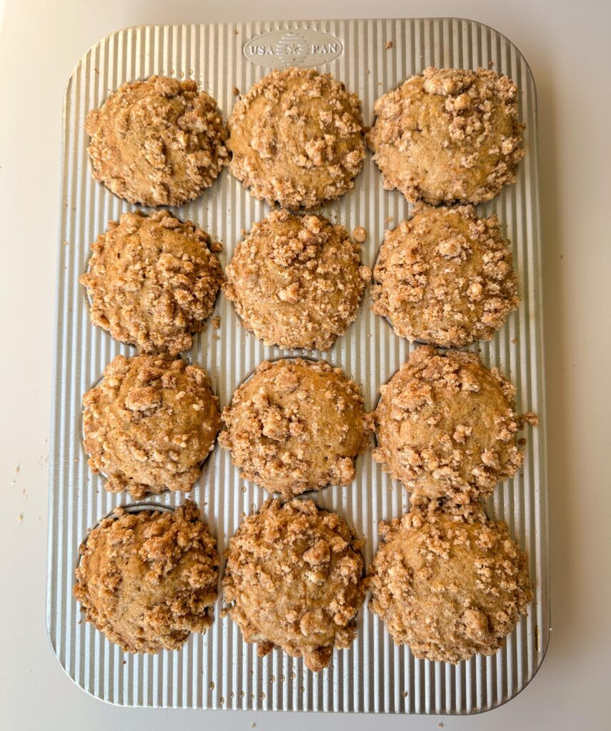 Muffins fresh from the oven