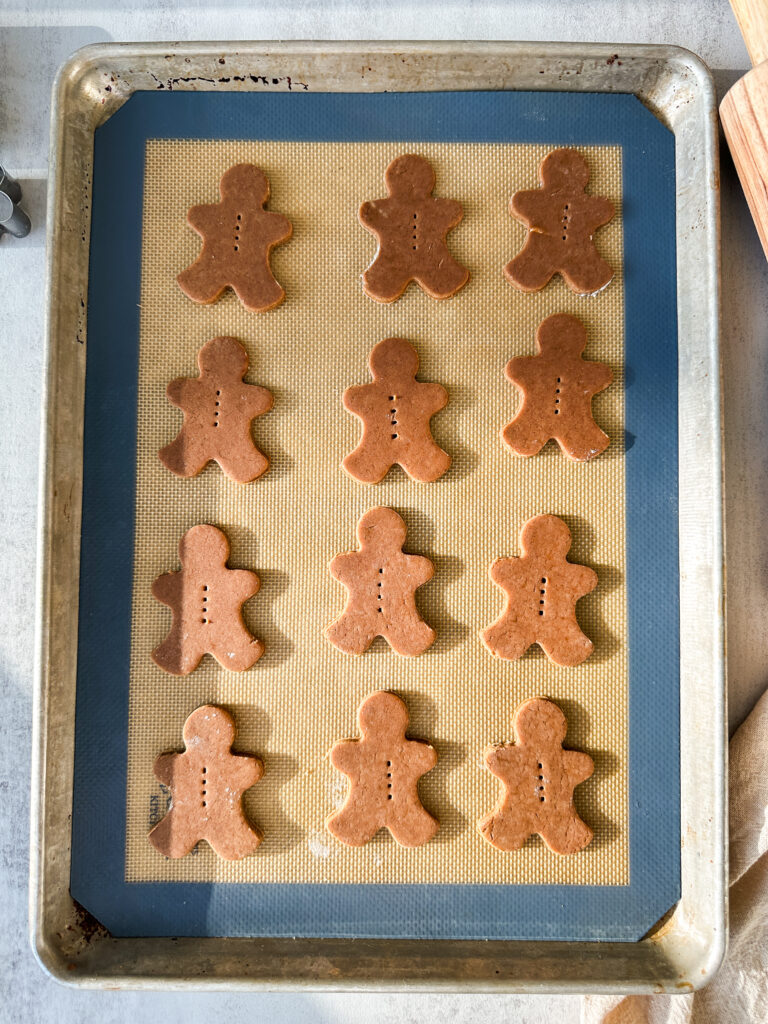 Line crackers on to a baking sheet