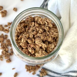 Lacto-Fermented Sourdough Maple Pecan Granola