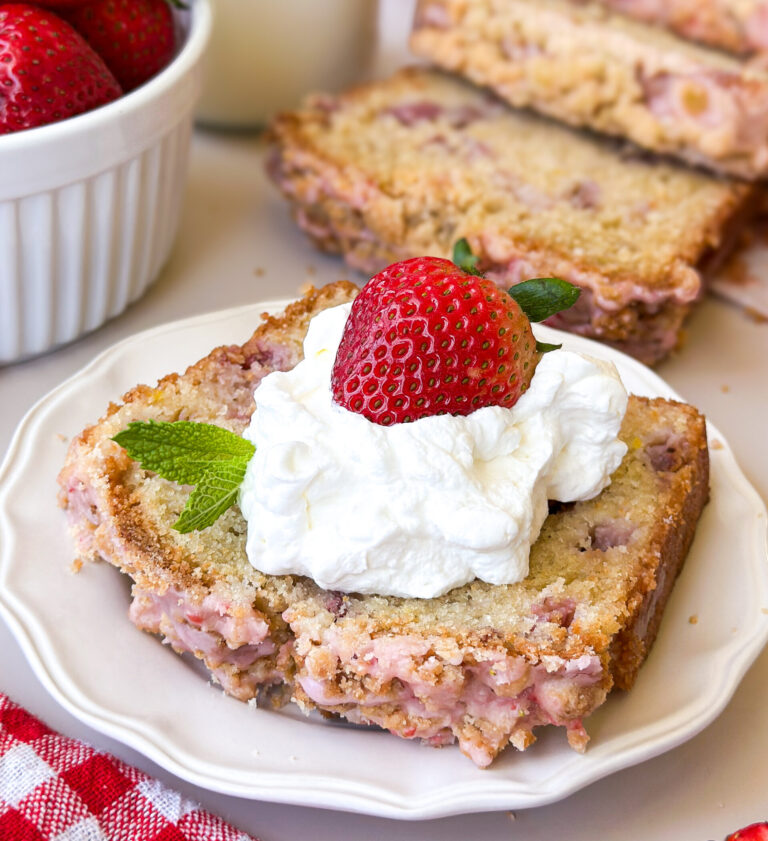 Sourdough Strawberry Quick Bread