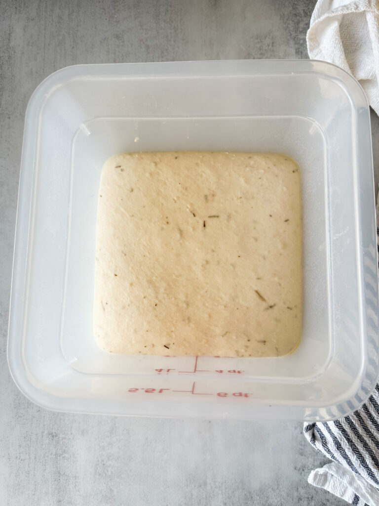 Dough after bulk fermentation