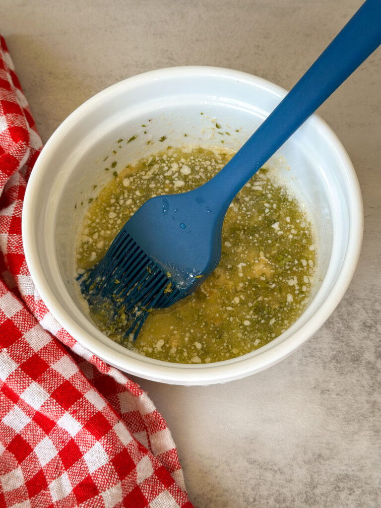 Mix the garlic butter