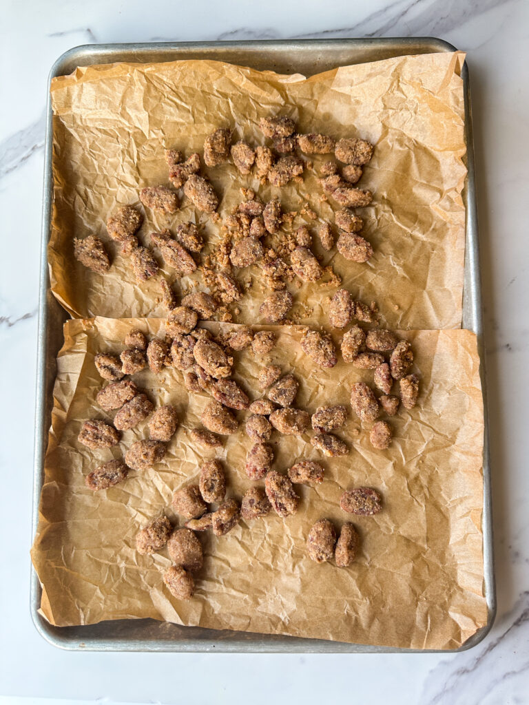 Pecans before baking