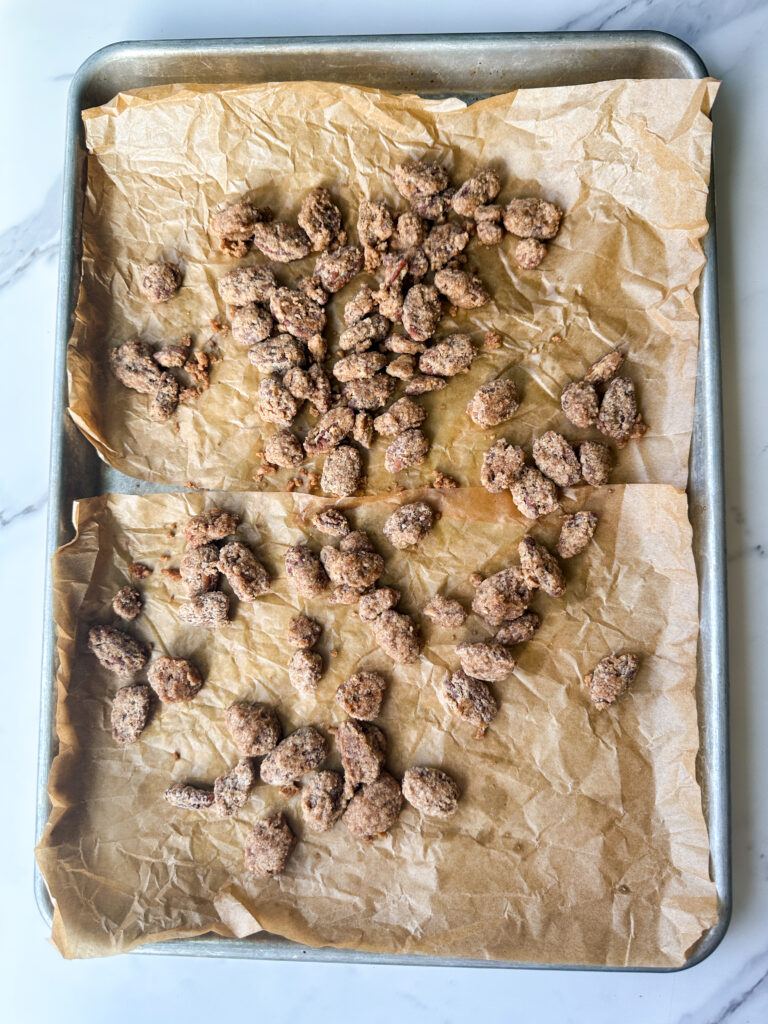 Pecans after toasting