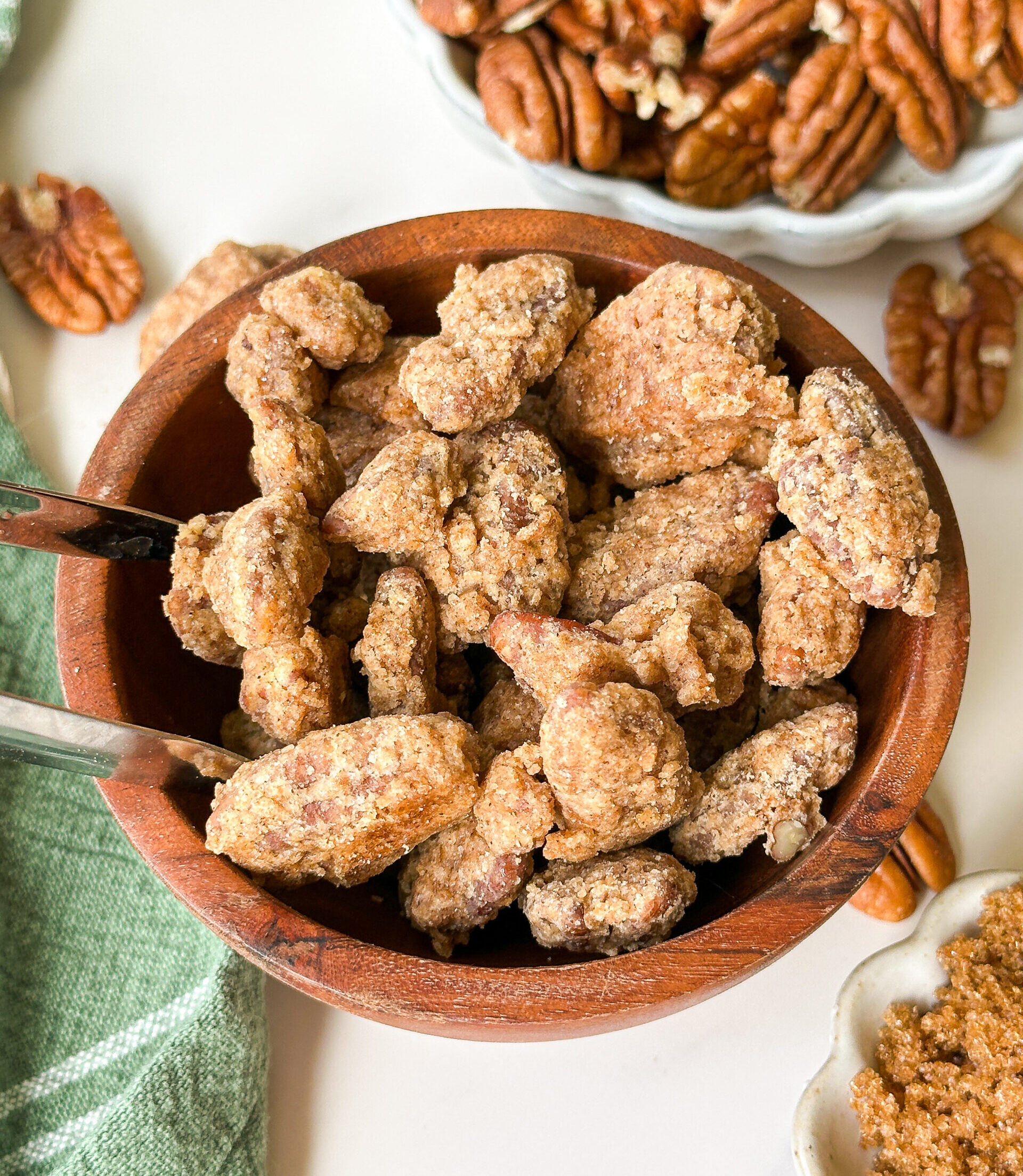 Sourdough Candied Pecans