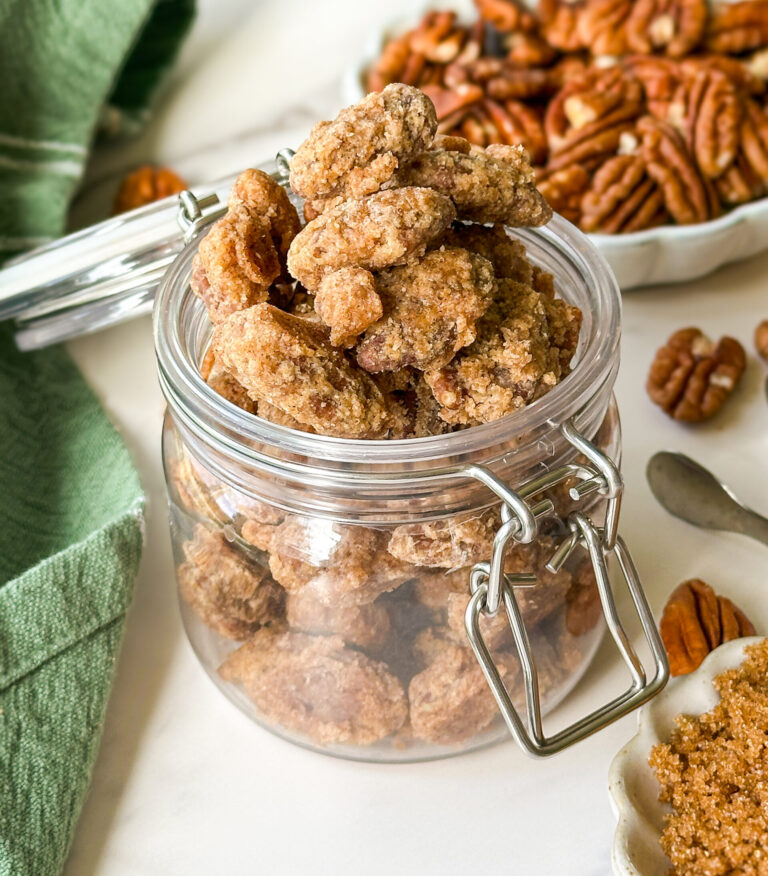 Sourdough Candied Pecans