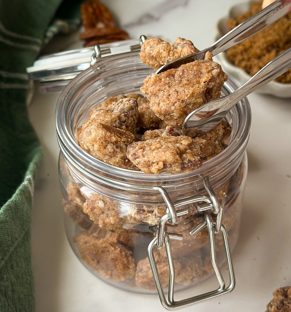 Sourdough Candied Pecans