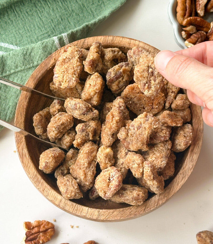 Sourdough Candied Pecans