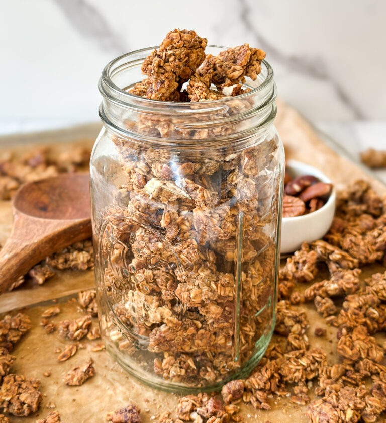 Sourdough Maple Pecan Granola