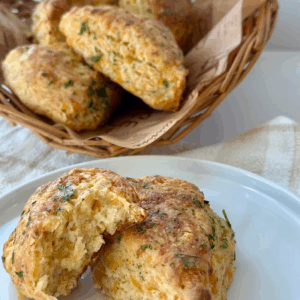 sourdough cheddar bay scones