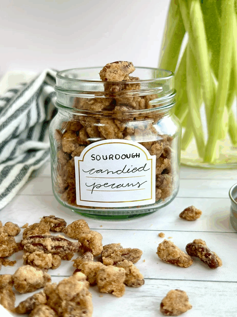 Sourdough Candied Pecans