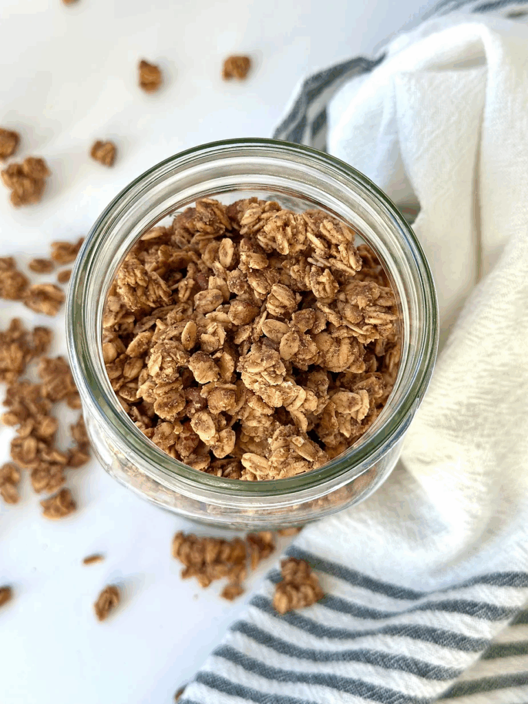 Sourdough Maple Pecan Granola (Lacto-fermented)