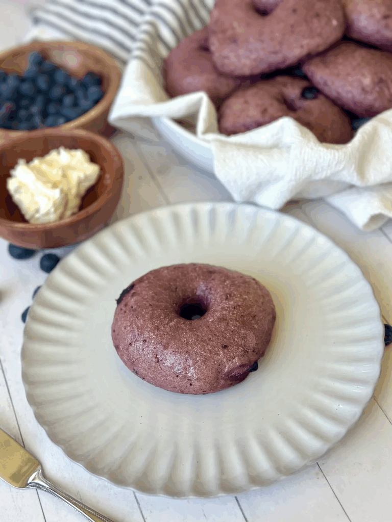 Sourdough Blueberry Bagel