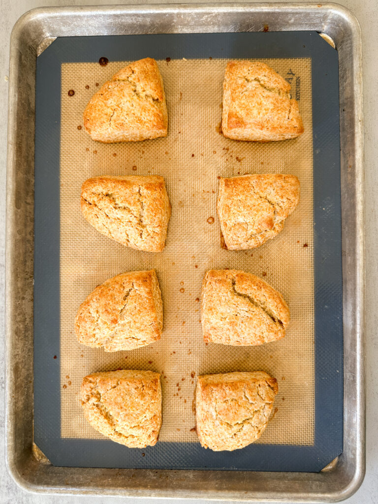 Scones fresh out of the oven