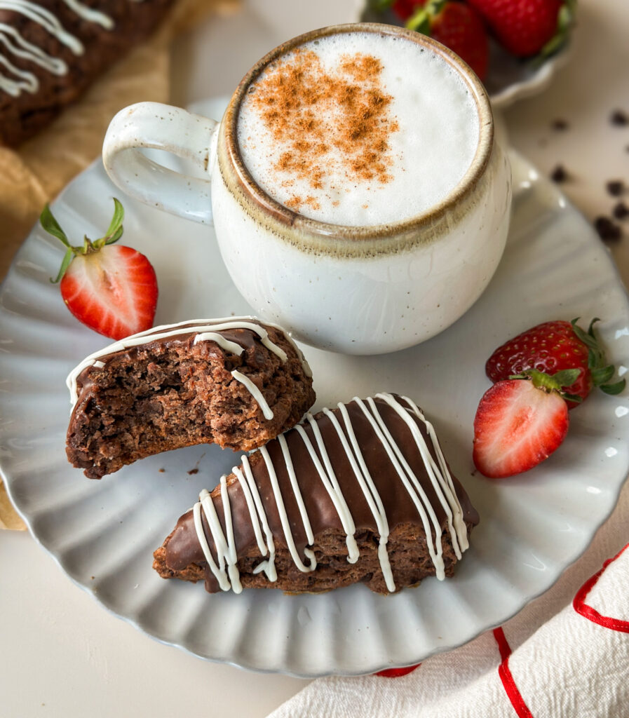 Sourdough Fudge Brownie Scones