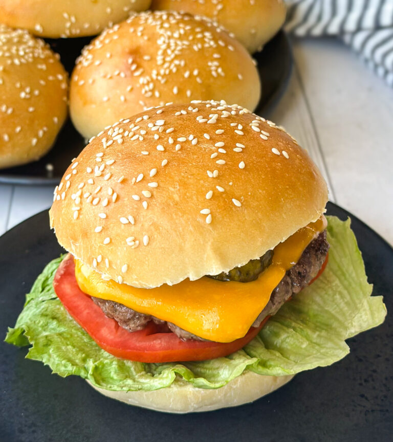Sourdough Burger Buns (same day recipe)