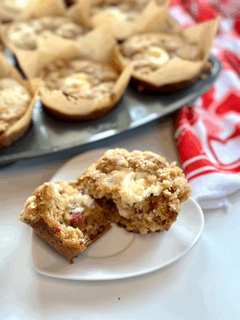 Discard Raspberry Cheesecake Muffins