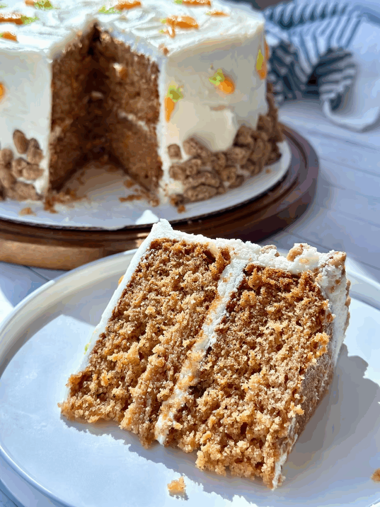Long Fermented Sourdough Brown Butter Carrot Cake