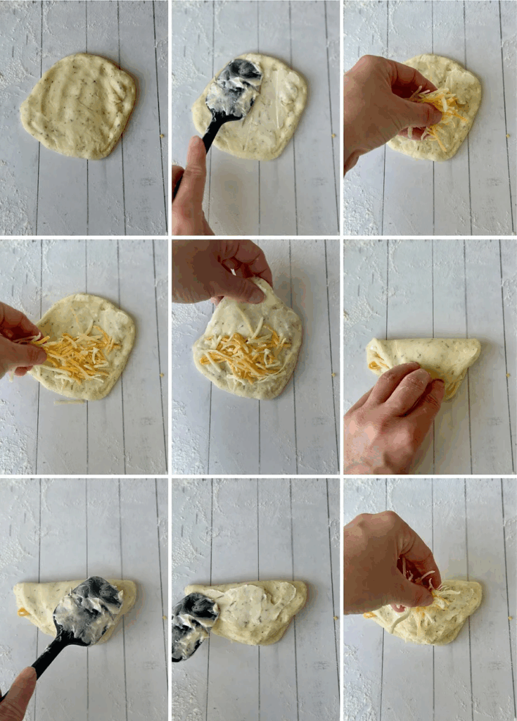How to shape each layer of your pull-apart loaf