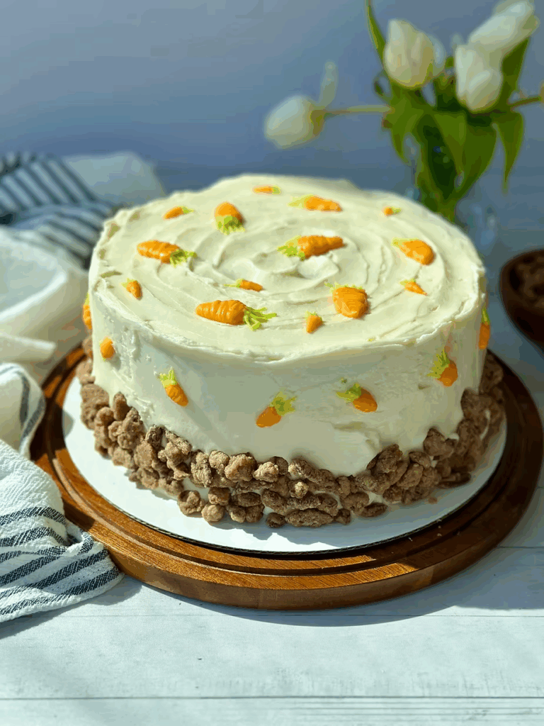 Long Fermented Sourdough Brown Butter Carrot Cake