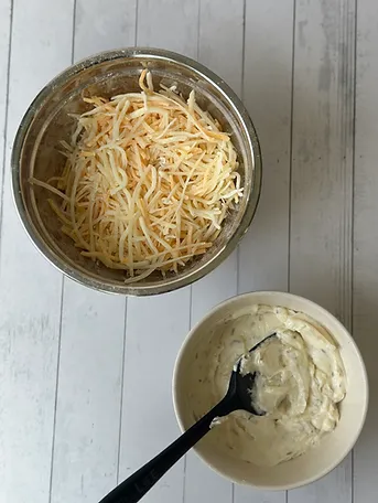Prepare your butter and cheese fillings 