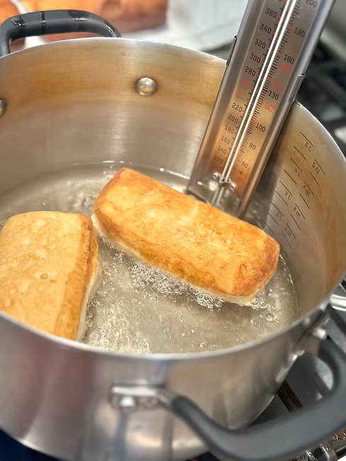 Fry your donuts