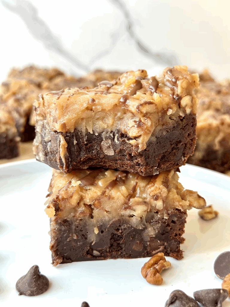 Sourdough German Chocolate Brownies
