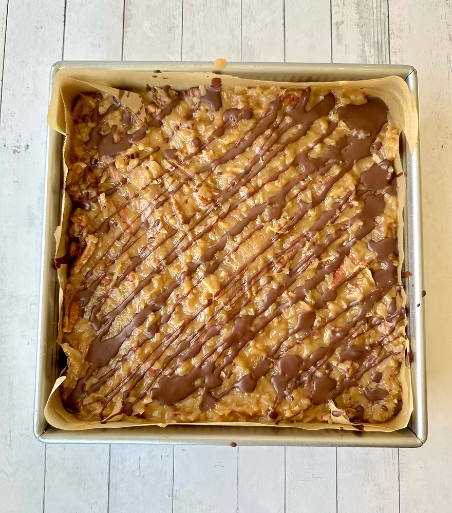 Sourdough German Chocolate Brownies
