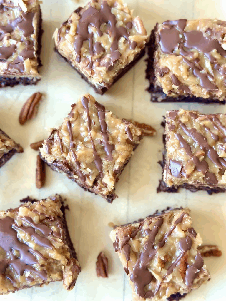 Sourdough German Chocolate Brownies