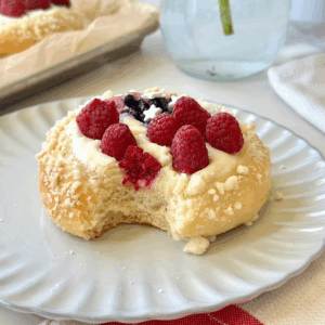 Sourdough Berry Cheesecake Kolaches
