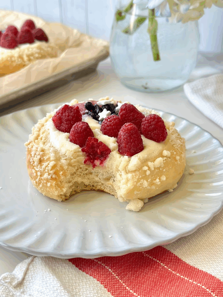 Sourdough Berry Cheesecake Kolaches