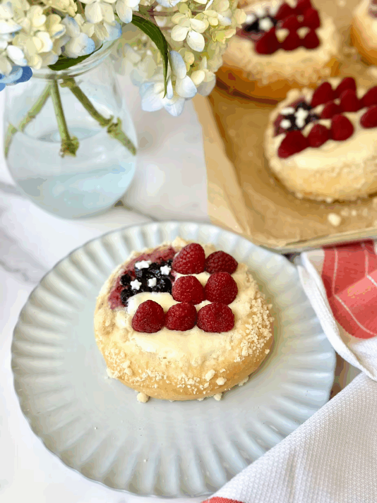 Sourdough Berry Cheesecake Kolaches