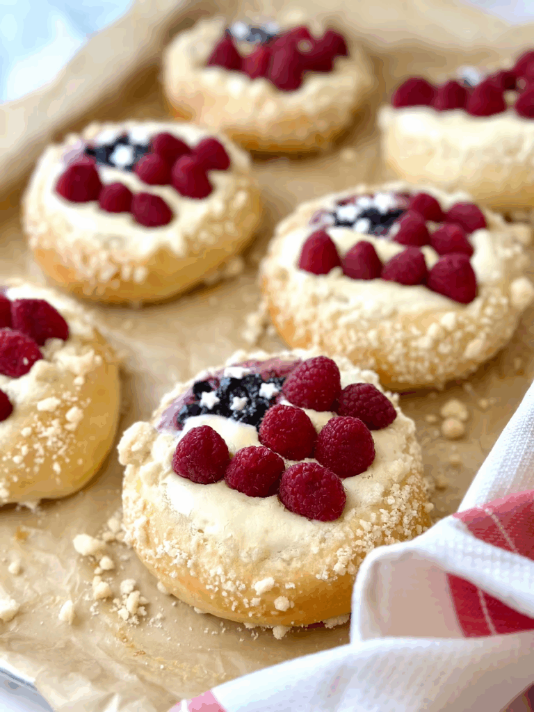Sourdough Berry Cheesecake Kolaches!